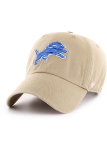 47 Detroit Lions Clean Up Adjustable Hat - Khaki