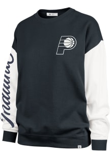 47 Indiana Pacers Womens Navy Blue Arena Crew Sweatshirt