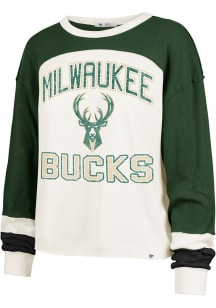 47 Milwaukee Bucks Womens Green Arena LS Tee