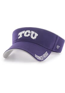 47 TCU Horned Frogs Mens Purple Top Rope visor Adjustable Visor