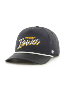 47 Iowa Hawkeyes Fairway Hitch Adjustable Hat - Black