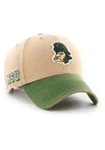 47 Khaki Michigan State Spartans Vintage Dusted Sedgwick MVP Adjustable Hat