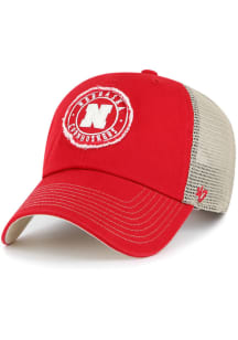 47 Nebraska Cornhuskers Garland Clean Up Adjustable Hat - Red