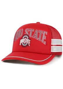 47 Ohio State Buckeyes Sideband Trucker Adjustable Hat - Red