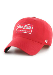 47 Ohio State Buckeyes Fairway Clean Up Adjustable Hat - Red