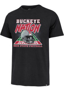 47 Ohio State Buckeyes Black Quarterback Breakout Franklin Short Sleeve Fashion T Shirt