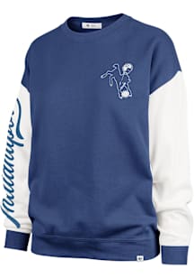 47 Indianapolis Colts Womens Blue Gridiron Andie Crew Sweatshirt