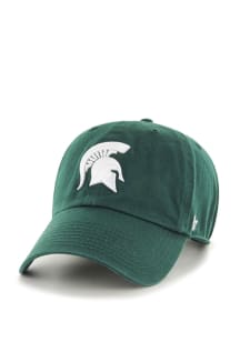 47 Green Michigan State Spartans Clean Up Adjustable Hat