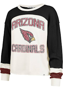 47 Arizona Cardinals Womens White Gridiron Toni LS Tee