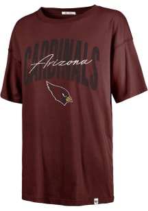 47 Arizona Cardinals Womens Red Sadie Short Sleeve T-Shirt