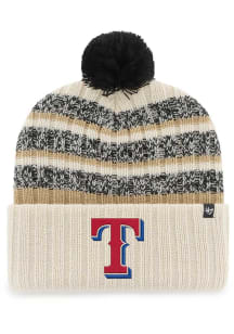 47 Texas Rangers Natural Tavern Cuff Mens Knit Hat