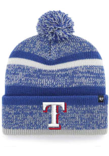 47 Texas Rangers Blue Northward Cuff Mens Knit Hat