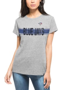 47 Toronto Blue Jays Womens Grey Hero Short Sleeve T-Shirt