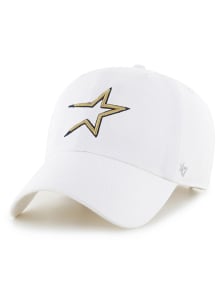 47 Houston Astros Cooperstown Clean Up Adjustable Hat - White