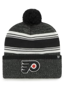 47 Philadelphia Flyers Black Fadeout Cuff Mens Knit Hat