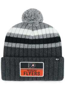 47 Philadelphia Flyers Grey Stack Cuff Mens Knit Hat
