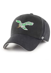 47 Philadelphia Eagles Black Retro Basic MVP Youth Adjustable Hat
