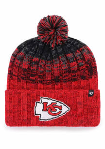 47 Kansas City Chiefs Red Cascade Cuff Youth Knit Hat