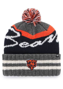 47 Chicago Bears Grey Hyperbolic Cuff Mens Knit Hat