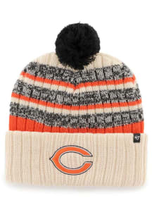 47 Chicago Bears Ivory Tavern Cuff Mens Knit Hat