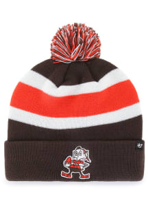 47 Cleveland Browns Brown Bering Cuff Mens Knit Hat