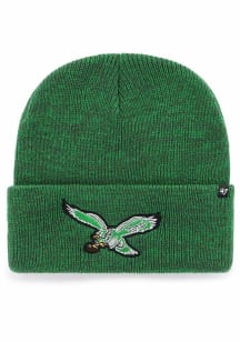 47 Philadelphia Eagles Green Brain Freeze Cuff Mens Knit Hat