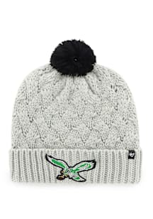 47 Philadelphia Eagles Grey Retro Fiona Cuff Womens Knit Hat