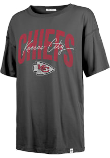 47 Kansas City Chiefs Womens Grey Sadie Short Sleeve T-Shirt