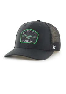 47 Philadelphia Eagles Mens Black Retro Primer Trophy Flex Hat