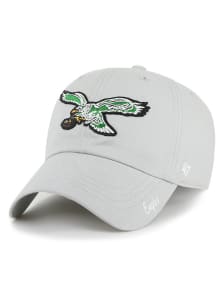 47 Philadelphia Eagles Grey Retro Miata Clean Up Womens Adjustable Hat