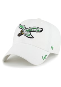 47 Philadelphia Eagles White Miata Clean Up Womens Adjustable Hat