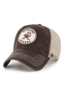 47 Cleveland Browns Pitstop Clean Up Adjustable Hat - Brown