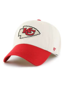 47 Kansas City Chiefs Mens Ivory Clubhouse Franchise Fitted Hat