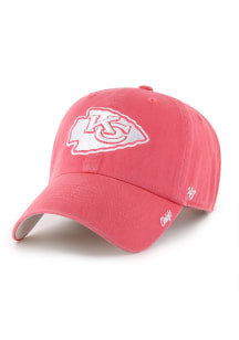 47 Kansas City Chiefs Red Luminance Cheer Clean Up Womens Adjustable Hat