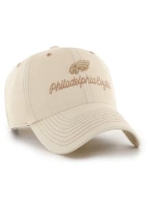 47 Philadelphia Eagles Brown Haze Clean Up Womens Adjustable Hat