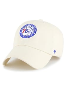47 Philadelphia 76ers Clean Up Adjustable Hat - Tan