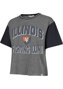 Illinois Fighting Illini Grey 47 Clubhouse Ziggy Short Sleeve T-Shirt