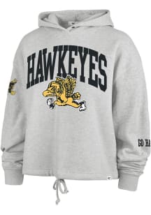 Womens Iowa Hawkeyes Grey 47 High Hopes Venice Hooded Sweatshirt