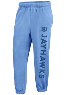 47 Kansas Jayhawks Womens Luminance Venice Blue Sweatpants