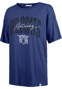 47 Kentucky Wildcats Womens Blue Muse Sadie Short Sleeve T-Shirt