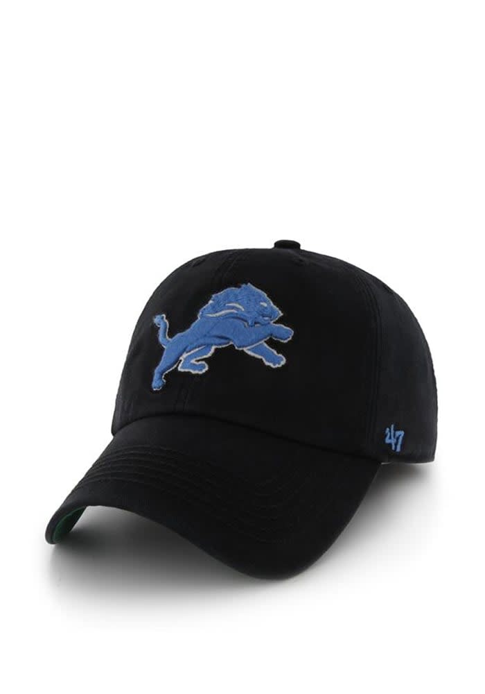 Detroit Lions 47 Franchise Black 47 Fitted Hat