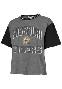47 Missouri Tigers Womens Grey Clubhouse Ziggy Short Sleeve T-Shirt