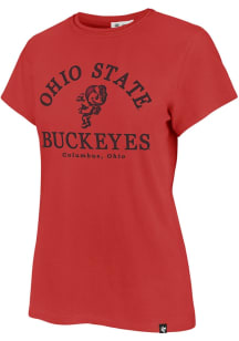 Ohio State Buckeyes Red 47 Fresh Start Frankie Short Sleeve T-Shirt