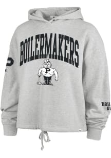 Womens Purdue Boilermakers Grey 47 High Hopes Venice Hooded Sweatshirt