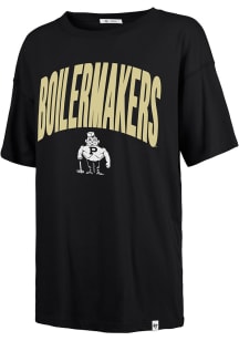 Purdue Boilermakers Black 47 Muse Sadie Short Sleeve T-Shirt