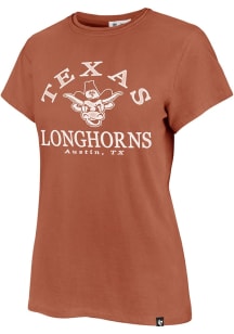 47 Texas Longhorns Womens Burnt Orange Fresh Start Frankie Short Sleeve T-Shirt