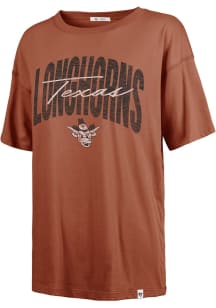 47 Texas Longhorns Womens Burnt Orange Muse Sadie Short Sleeve T-Shirt