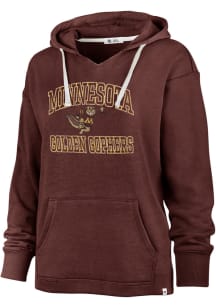 Womens Minnesota Golden Gophers Maroon 47 Clarity Kennedy Hooded Sweatshirt