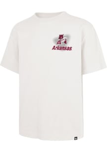 47 Arkansas Razorbacks Ivory All Fire Foundation Short Sleeve Fashion T Shirt