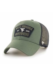 47 West Virginia Mountaineers Mesh MVP Adjustable Hat - Green